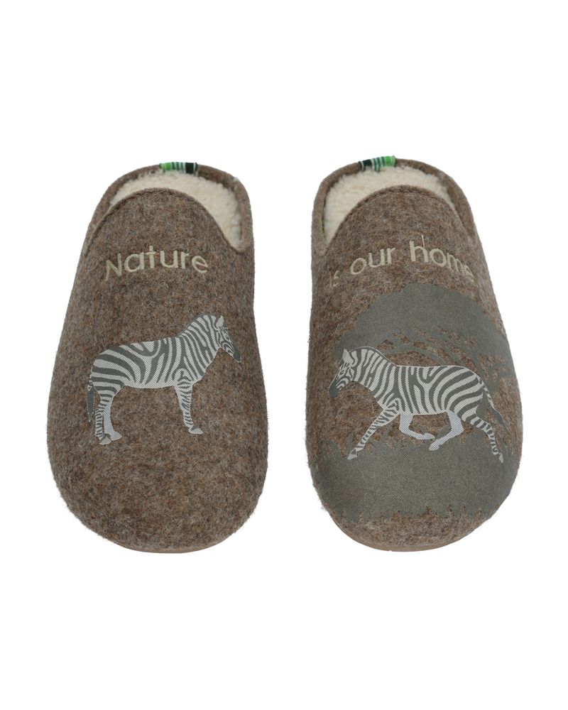 Pantufla-Fibras-Recicladas-Unisex-Slipper-Zebra-Cafe-Rockford