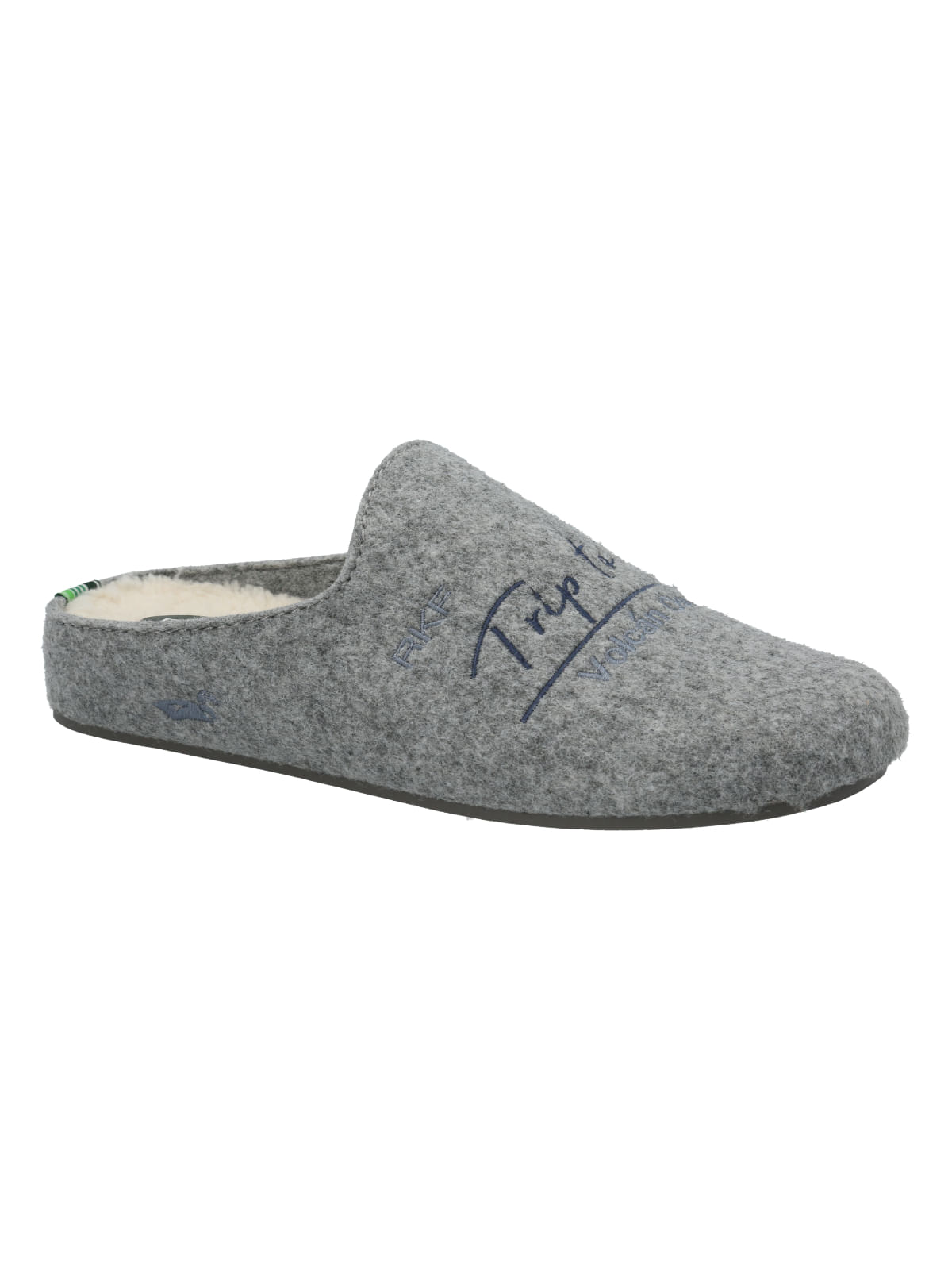 Pantufla Fibras Recicladas Unisex Slipper Volcán Gris Rockford