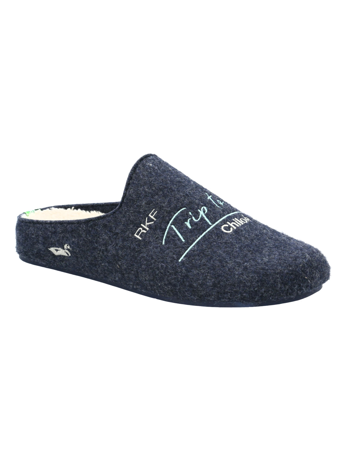 Pantufla Fibras Recicladas Unisex Slipper Chiloé Azul Rockford