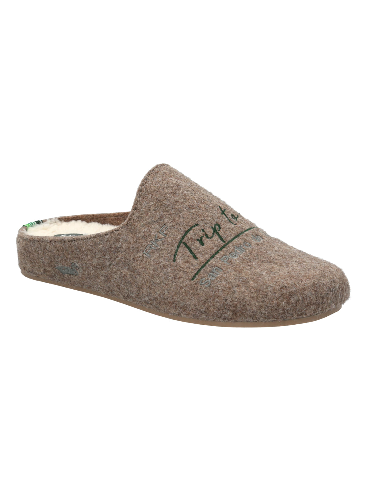 Pantufla Fibras Recicladas Unisex Slipper San Pedro Café Rockford