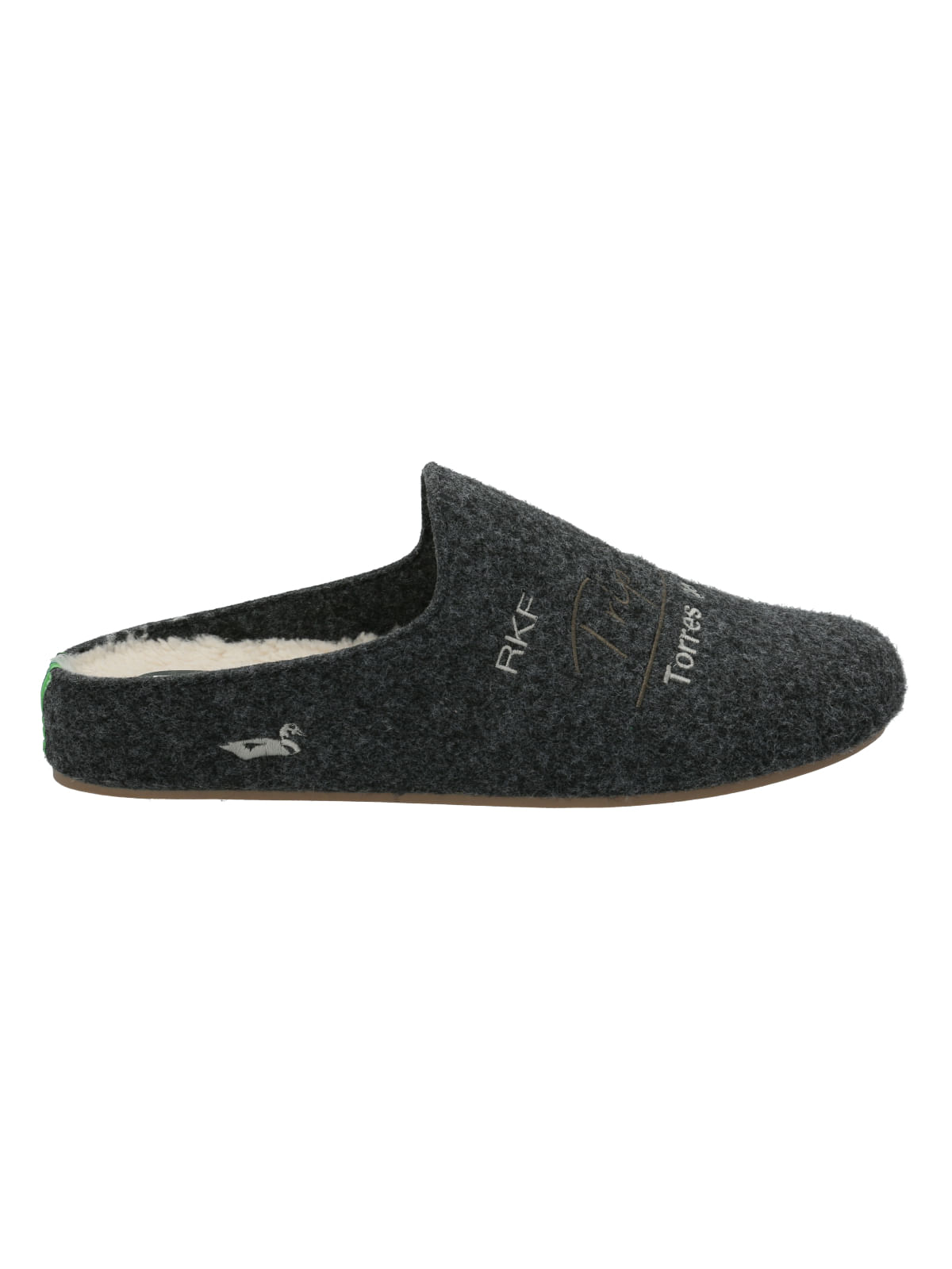 Pantufla Fibras Recicladas Unisex Slipper Torres Gris Rockford