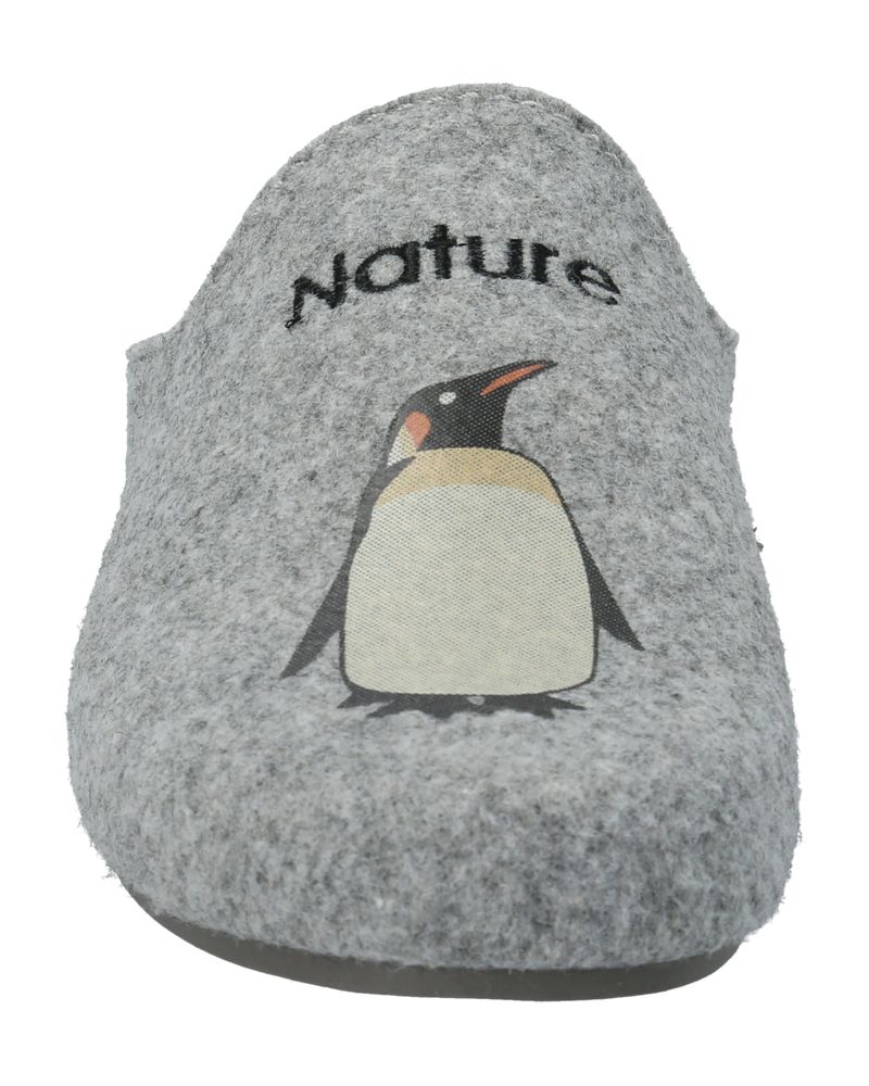 Pantufla-Fibras-Recicladas-Unisex-Slipper-Penguin-Gris-Rockford