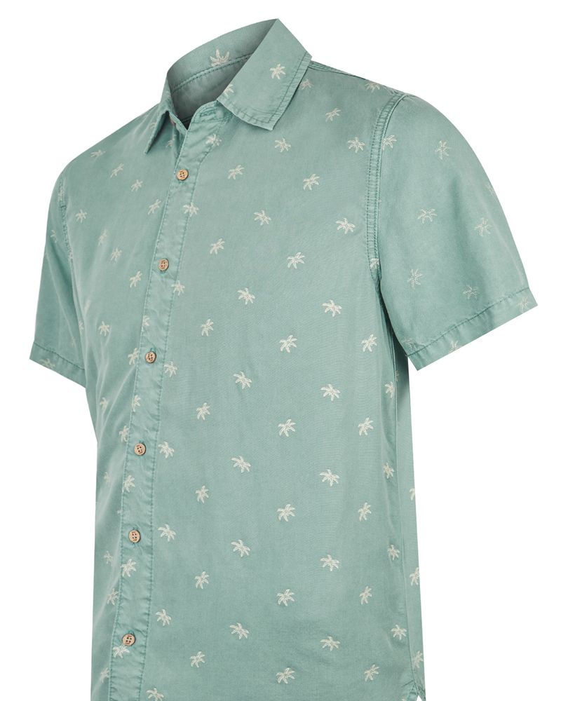 Camisa-Tencel-Hombre-Tencelprint-Verde-Rockford