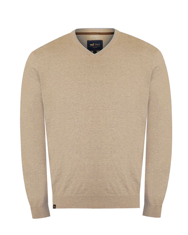 Sweater-Algodon-Organico-Hombre-Angri-V-Beige-Rockford