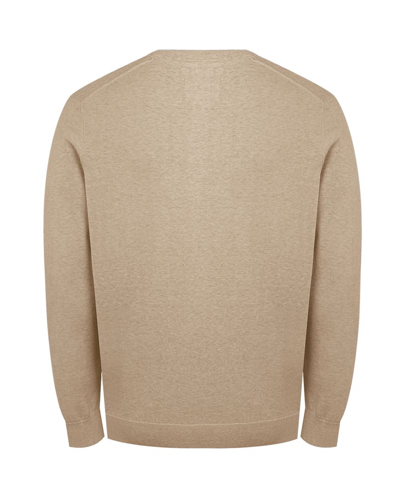 Sweater-Algodon-Organico-Hombre-Angri-V-Beige-Rockford