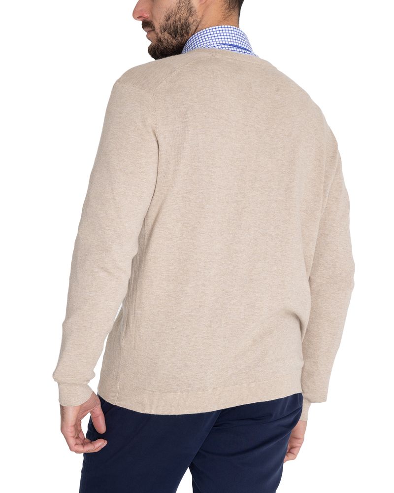 Sweater-Algodon-Organico-Hombre-Angri-V-Beige-Rockford