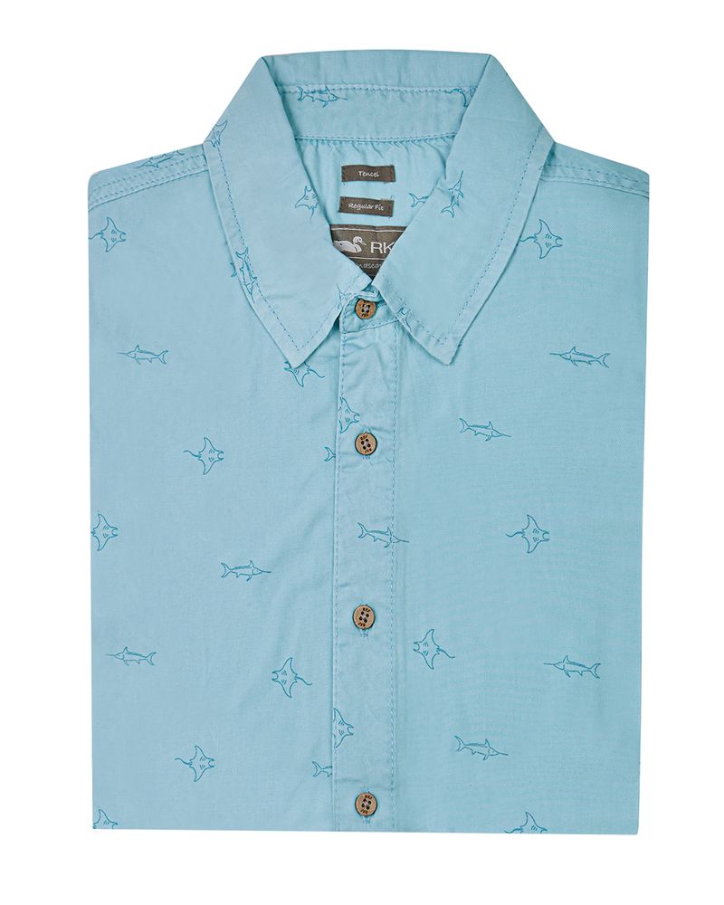 Camisa-Tencel-Hombre-Tencelprint-Azul-Rockford