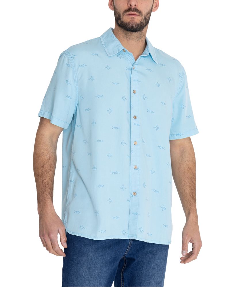 Camisa-Tencel-Hombre-Tencelprint-Azul-Rockford