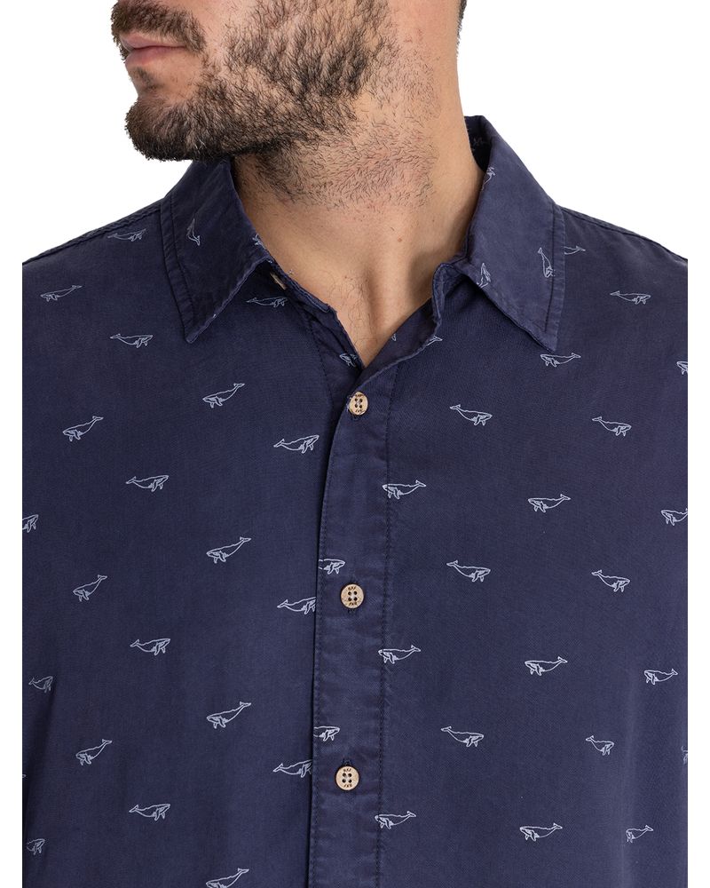 Camisa-Tencel-Hombre-Tencelprint-Marino-Rockford