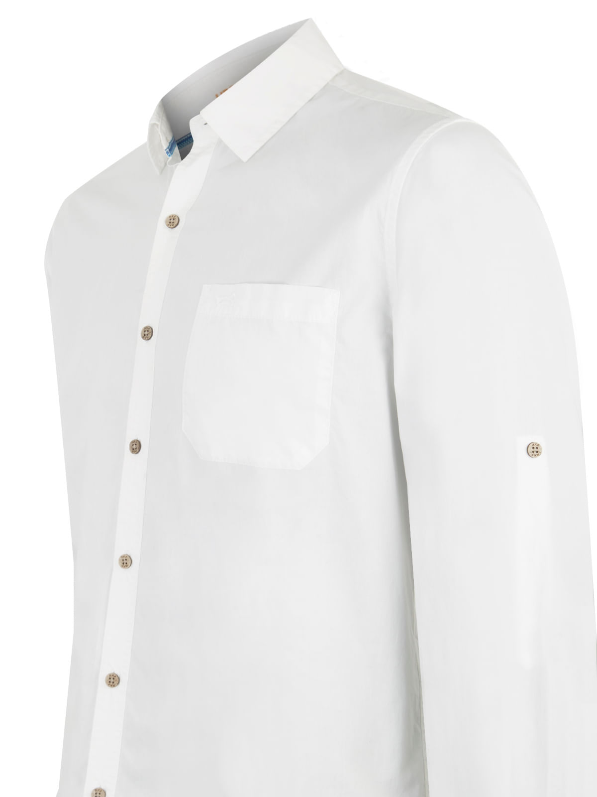 Camisa Algodón Orgánico Hombre Galiton Blanco Rockford