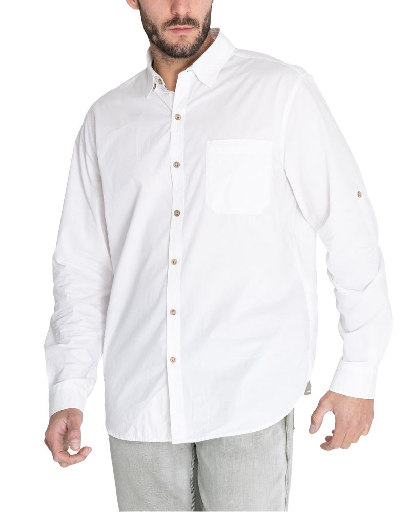 Camisa-Algodon-Organico-Hombre-Galiton-Blanco-Rockford