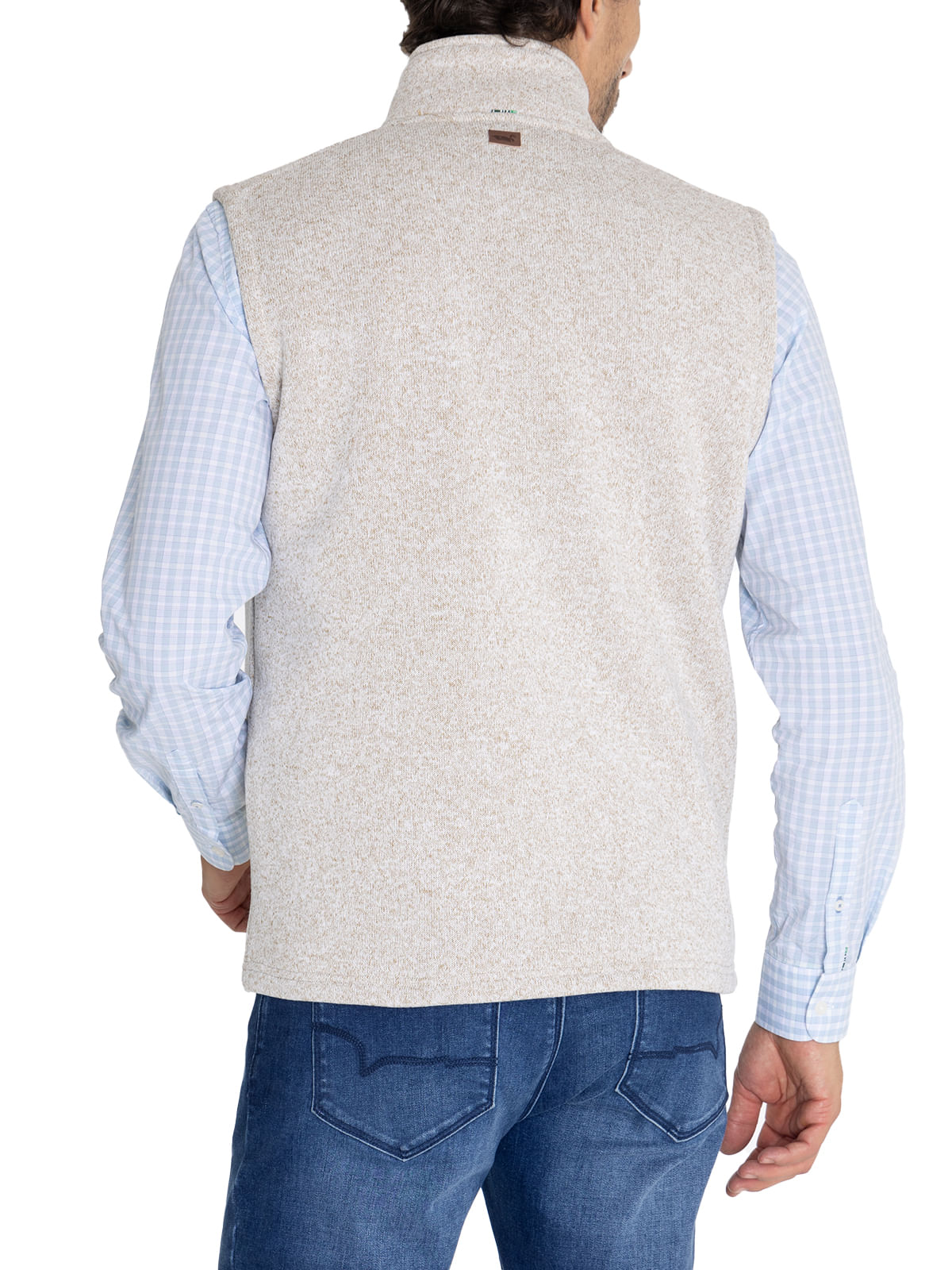 Polar Sin Mangas Fibras Recicladas Hombre York Beige Rockford