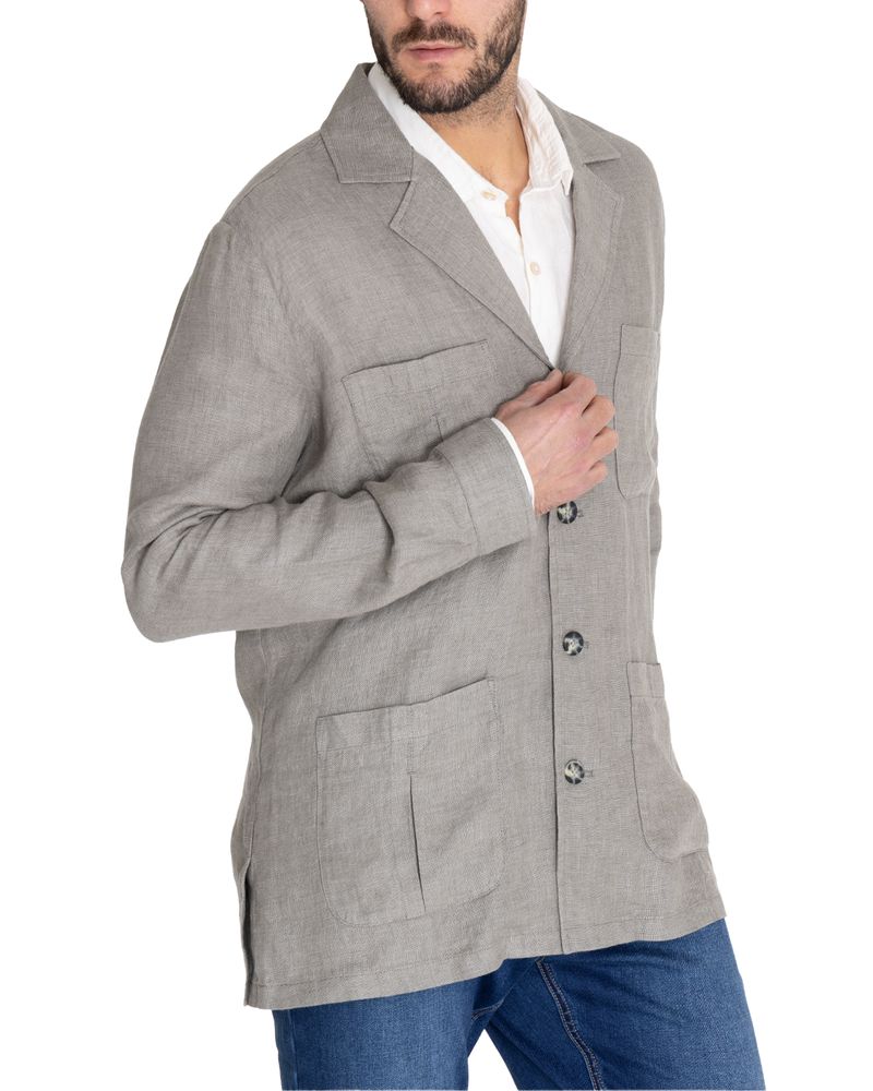 Chaqueta-Lino-Organico-Hombre-Fornillo-Verde-Oscuro-Rockford