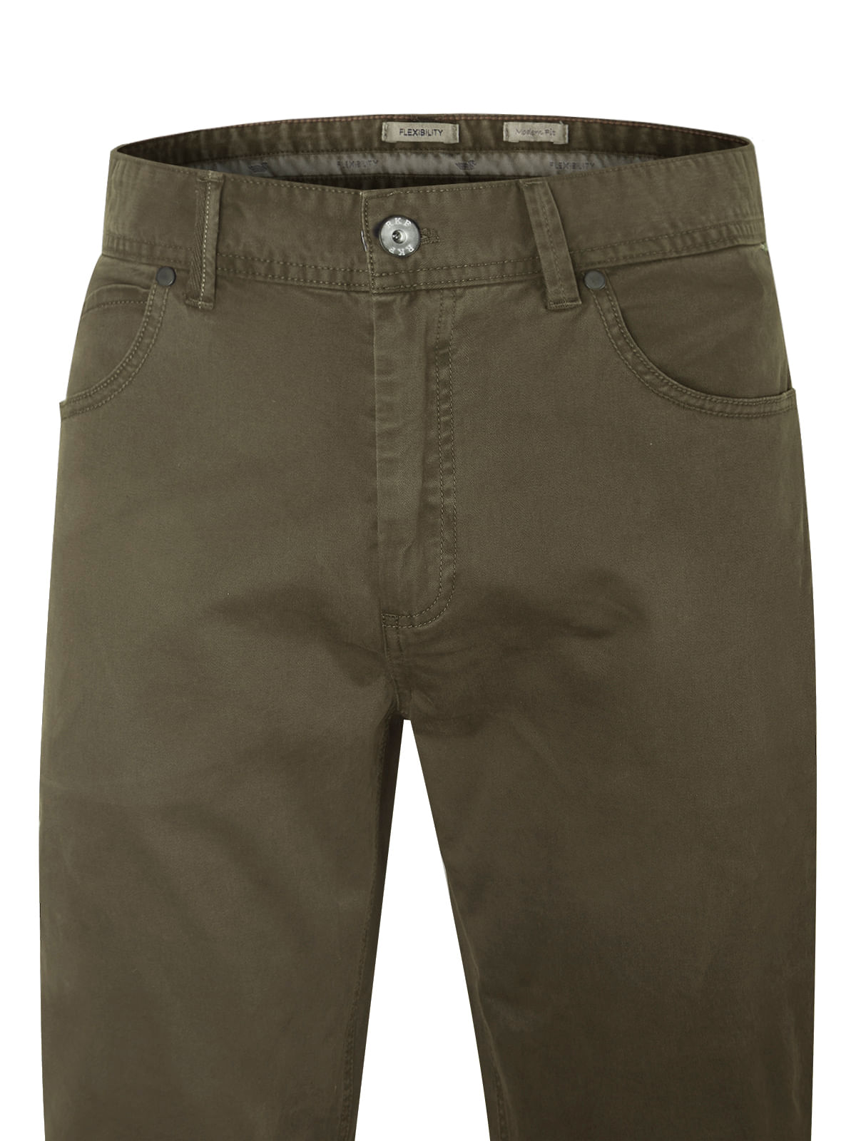 Pantalon Natural Flex Hombre Five Verde Oscuro Rockford