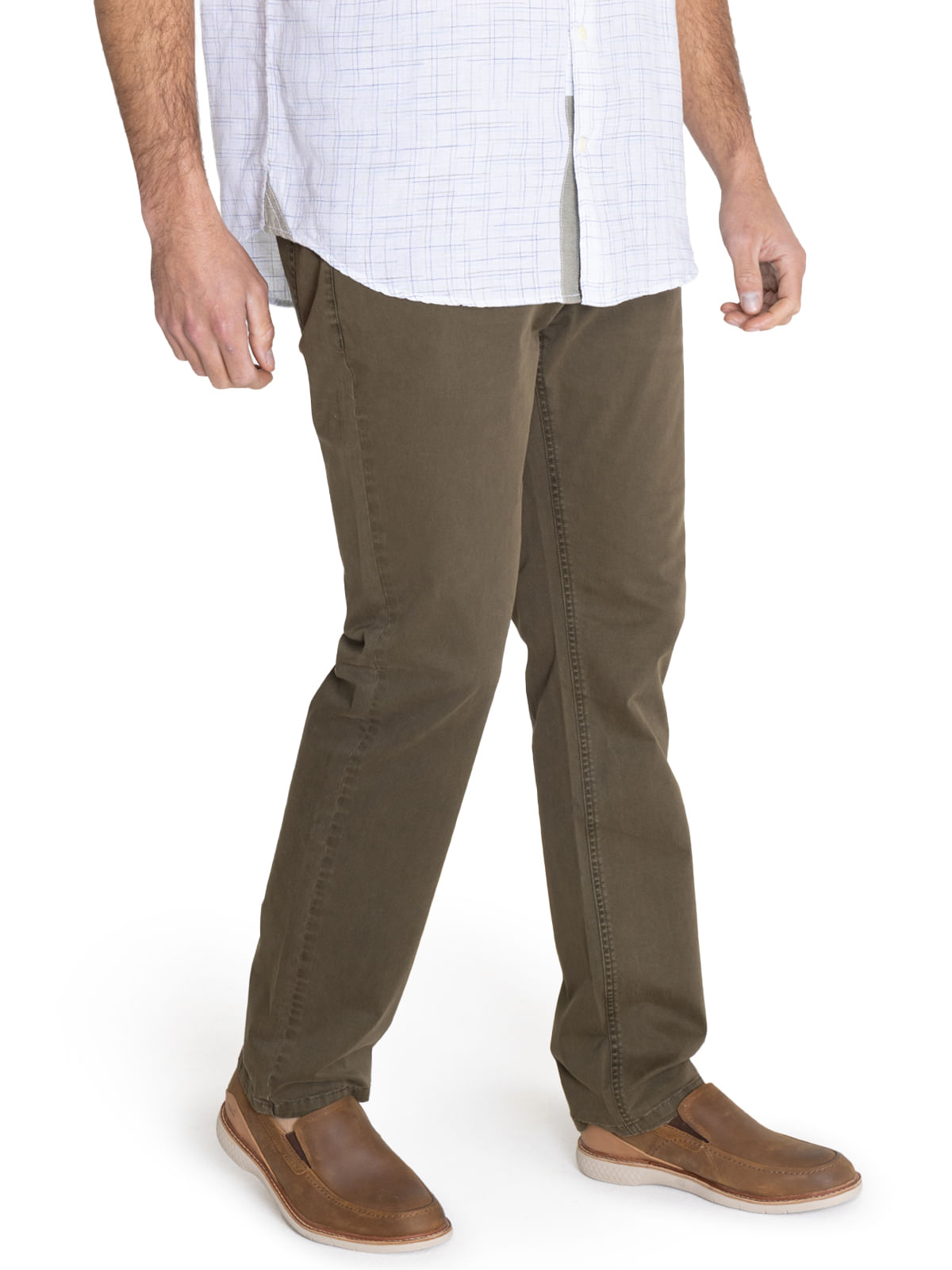 Pantalon Natural Flex Hombre Five Verde Oscuro Rockford