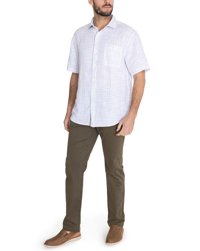 Pantalon-Natural-Flex-Hombre-Five-Verde-Oscuro-Rockford