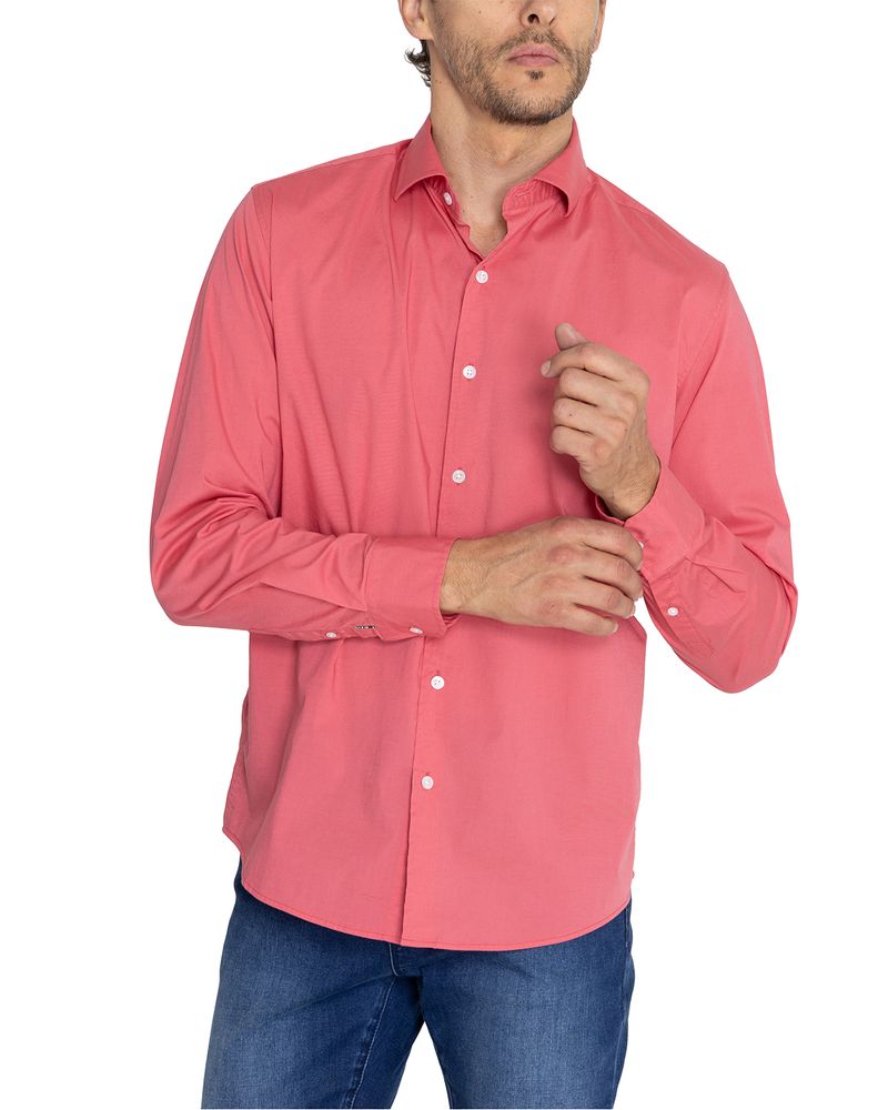 Camisa-Algodon-Organico-Hombre-Soft-Rosado-Rockford