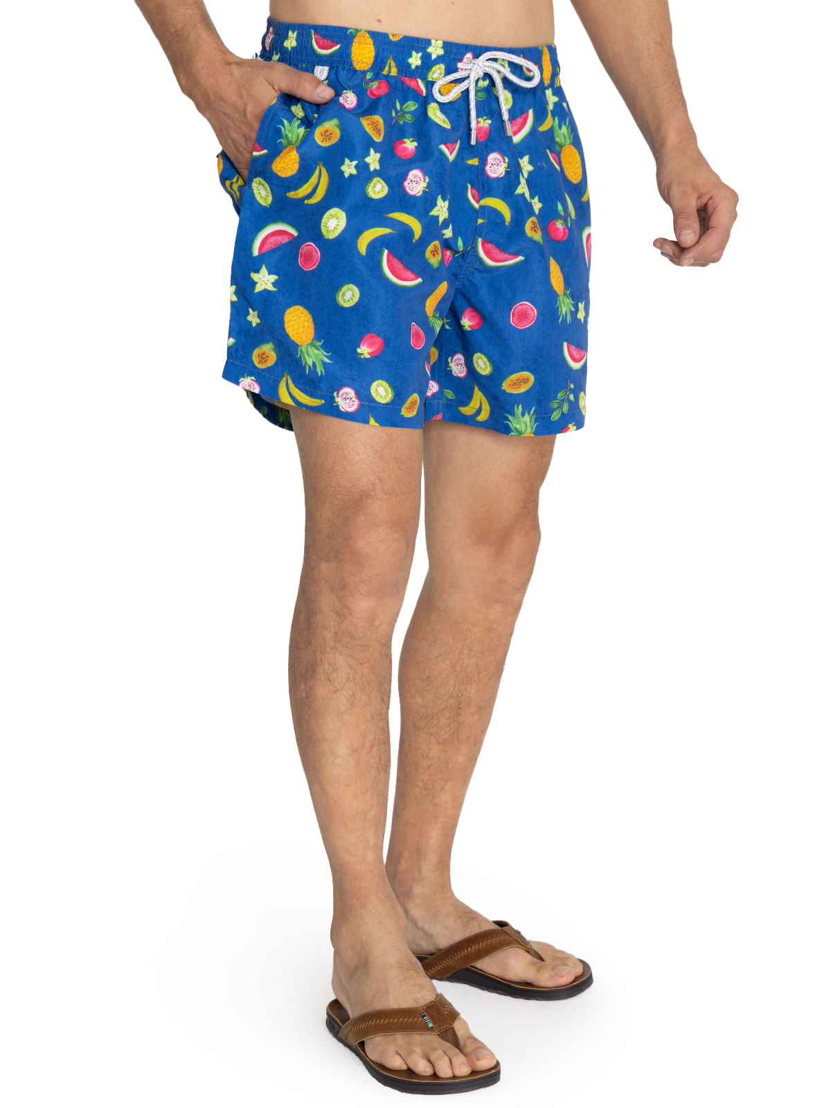Traje De Baño Fibras Recicladas Hombre Izam Azul Oscuro Rockford
