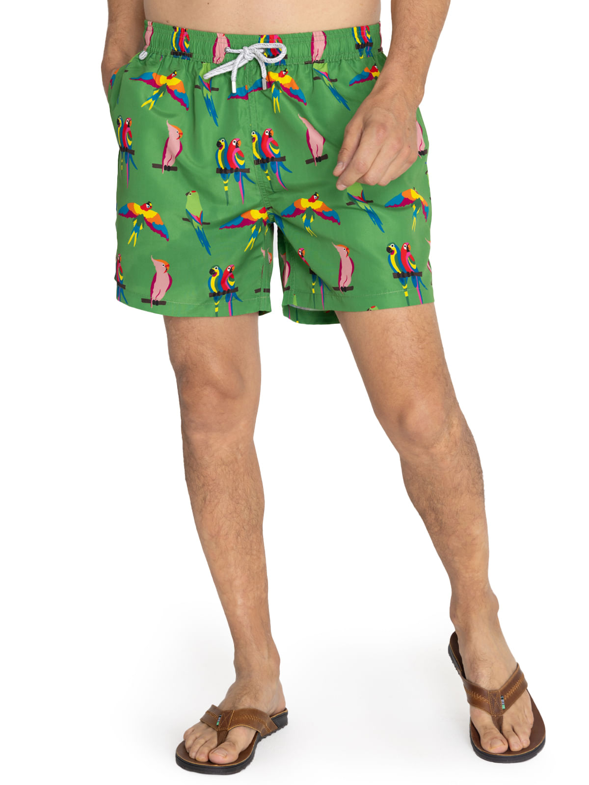 Traje De Baño Fibras Recicladas Hombre Izam Verde Rockford