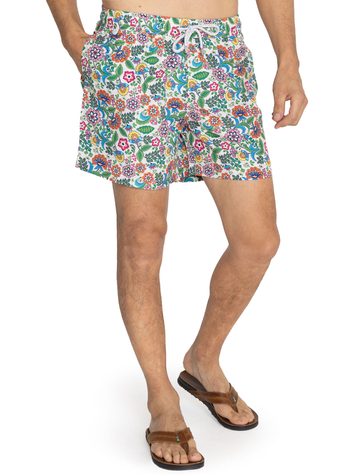 Traje De Baño Fibras Recicladas Hombre Izam Multicolor Rockford