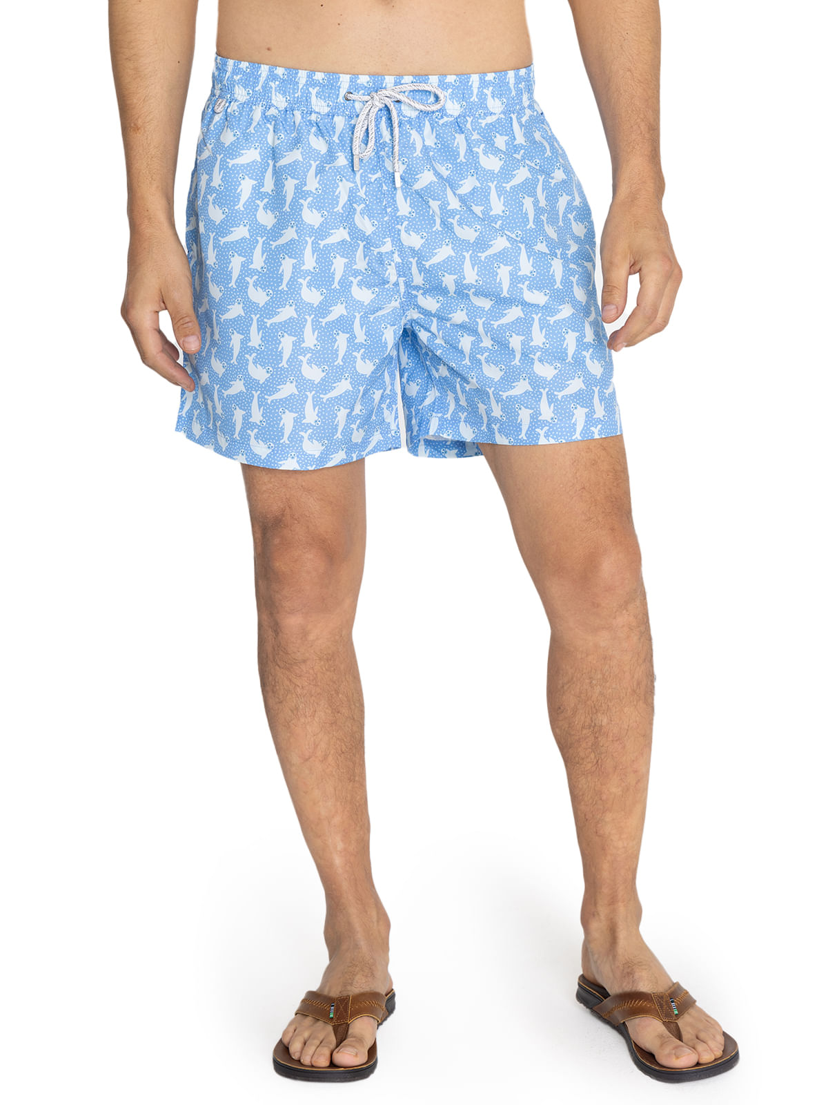 Traje De Baño Fibras Recicladas Hombre Izam Blanco Rockford