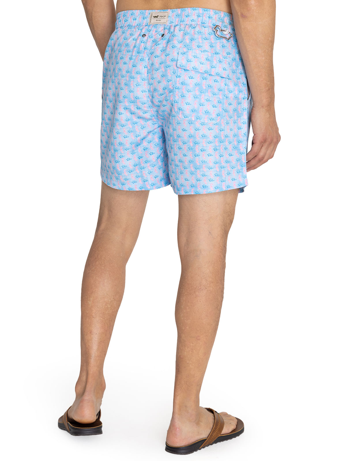 Traje De Baño Fibras Recicladas Hombre Izam Azul Claro Rockford