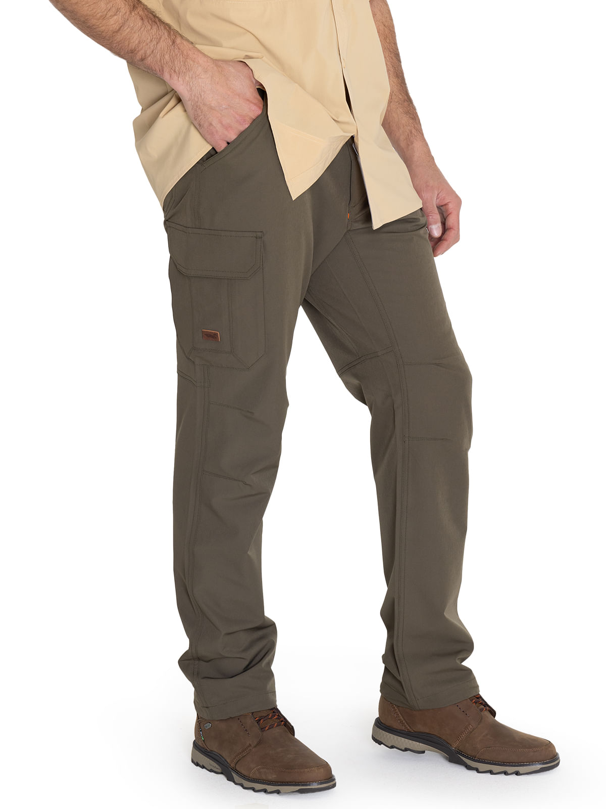 Pantalon Fibras Recicladas Hombre Hike Verde Oscuro Rockford
