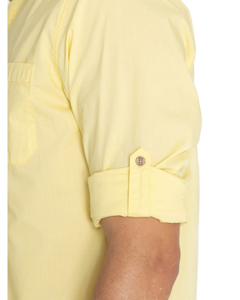 Camisa-Algodon-Organico-Hombre-Galiton-Amarillo-Rockford