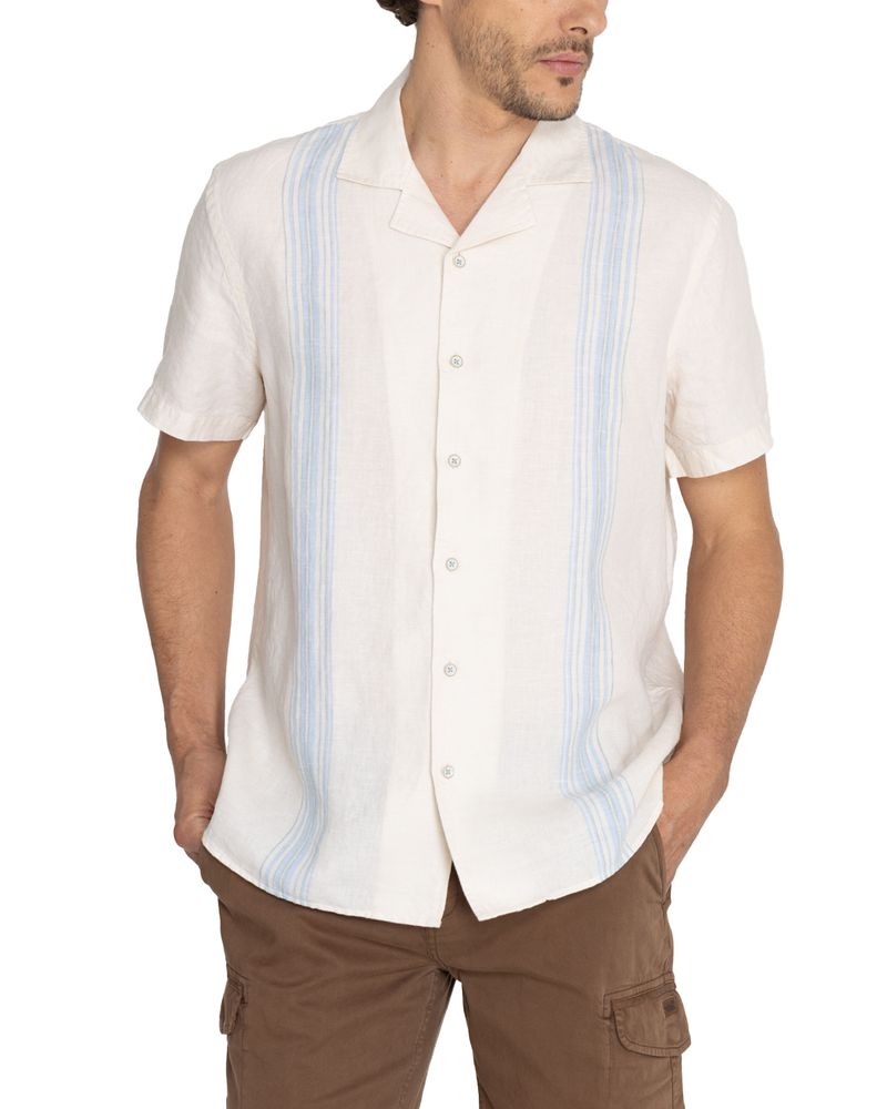 Camisa-Lino-Organico-Hombre-Bragastripe-Beige-Rockford