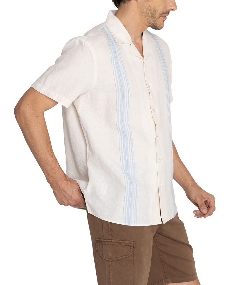 Camisa-Lino-Organico-Hombre-Bragastripe-Beige-Rockford