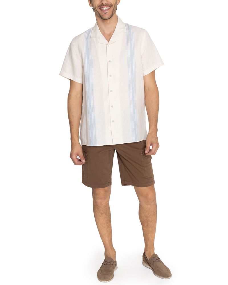 Camisa-Lino-Organico-Hombre-Bragastripe-Beige-Rockford