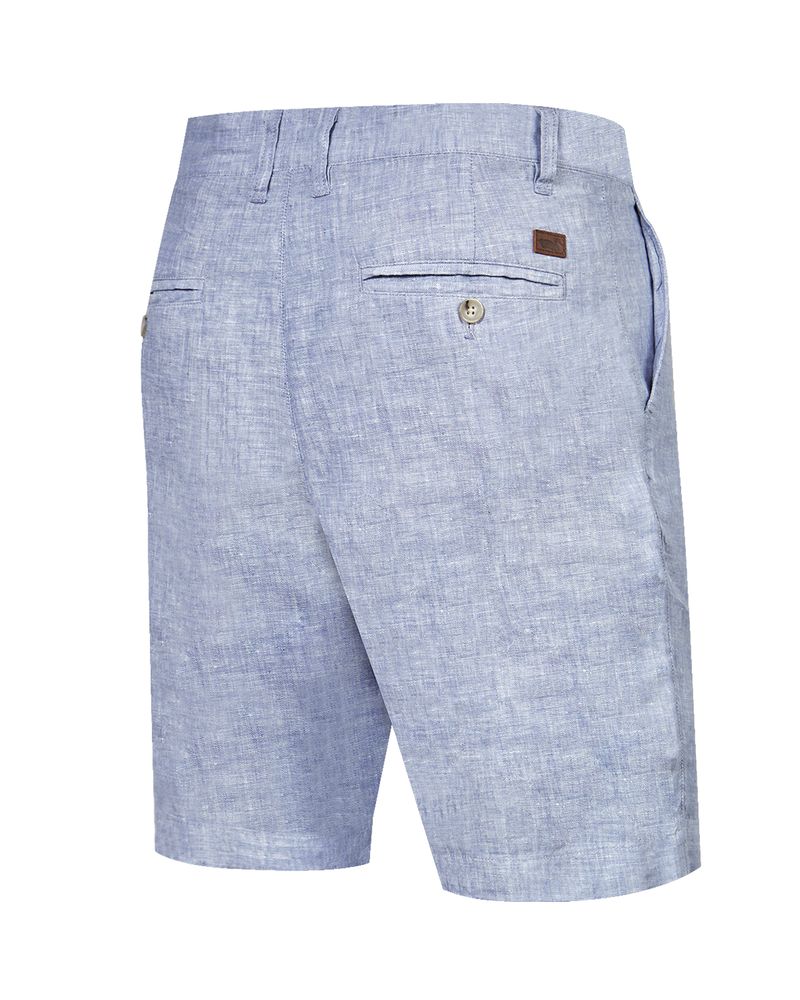 Short-Lino-Organico-Hombre-Linen-Azul-Rockford