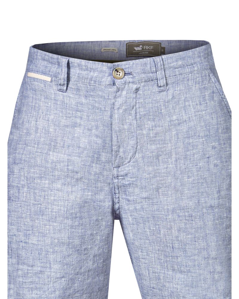 Short-Lino-Organico-Hombre-Linen-Azul-Rockford