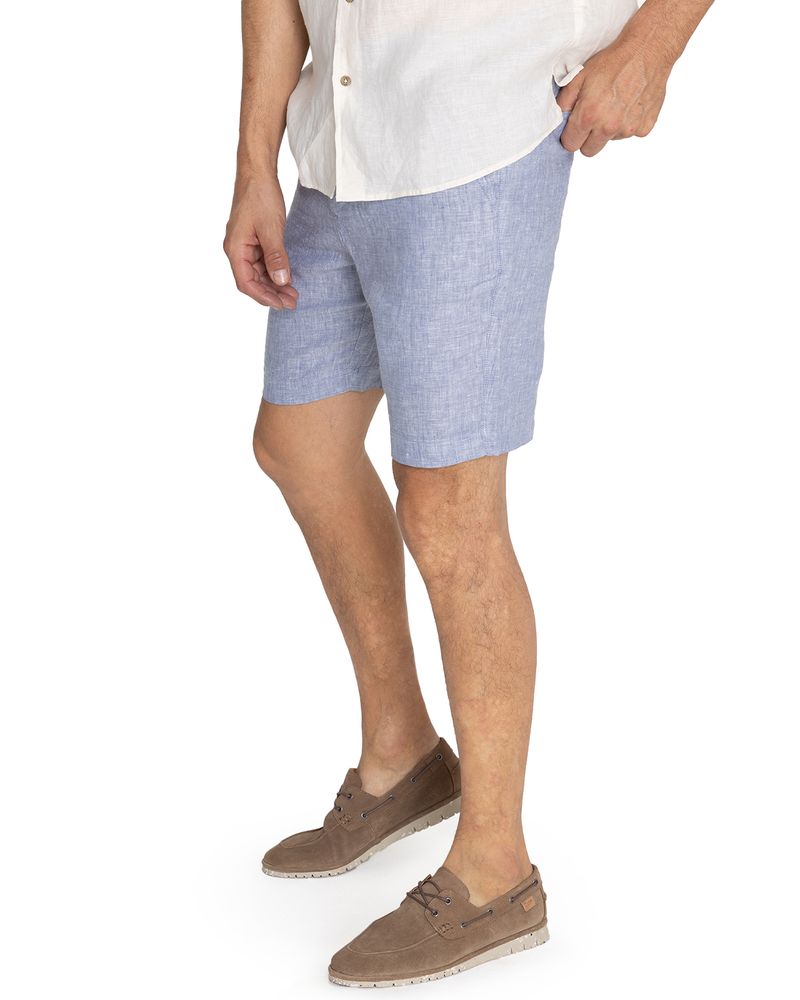 Short-Lino-Organico-Hombre-Linen-Azul-Rockford