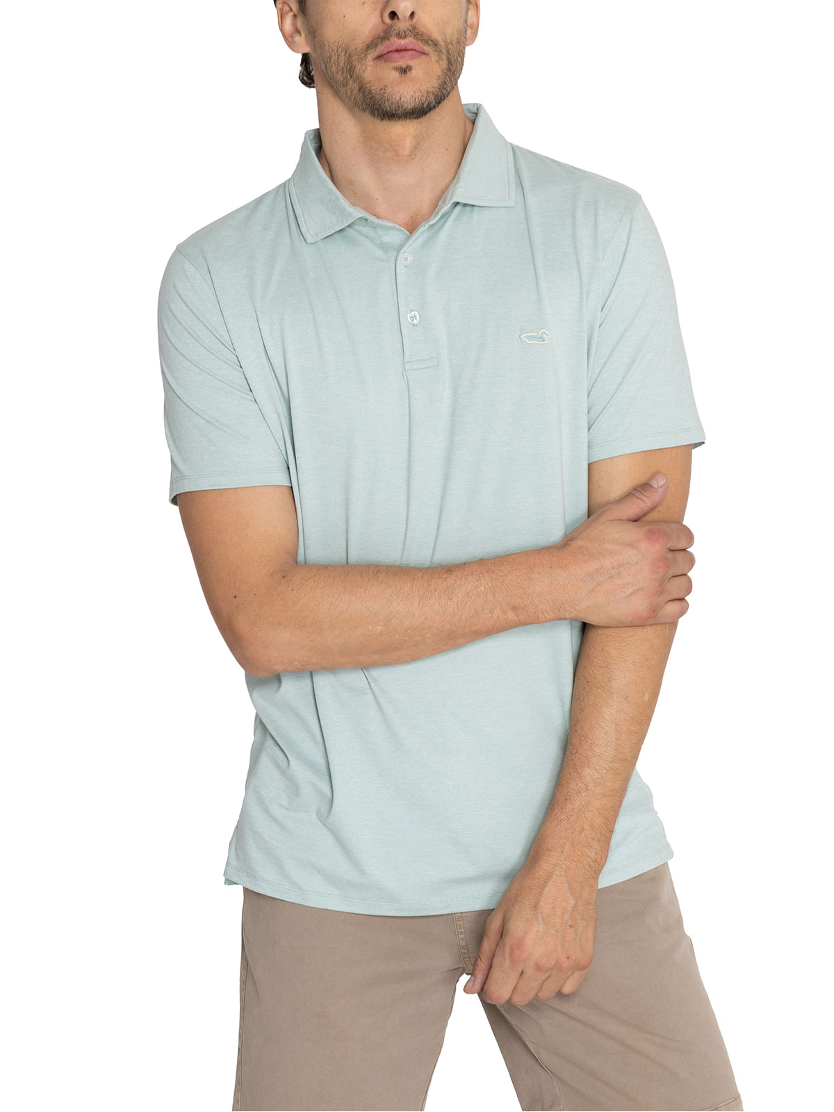 Polera Fibras Recicladas Hombre Frateli Verde Rockford