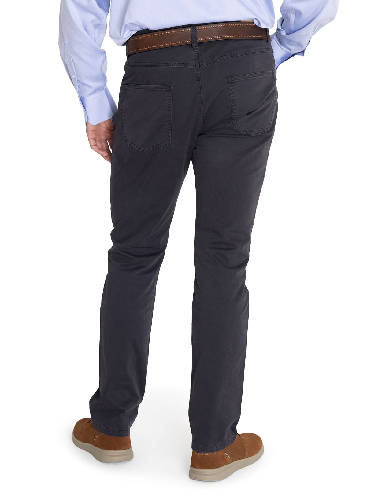 Pantalon Natural Flex Hombre Five Gris Rockford