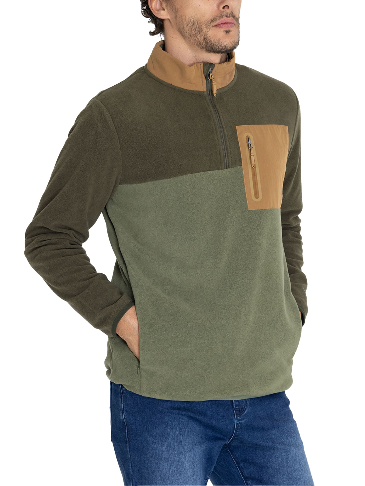Polar Fibras Recicladas Hombre Praino Verde Rockford