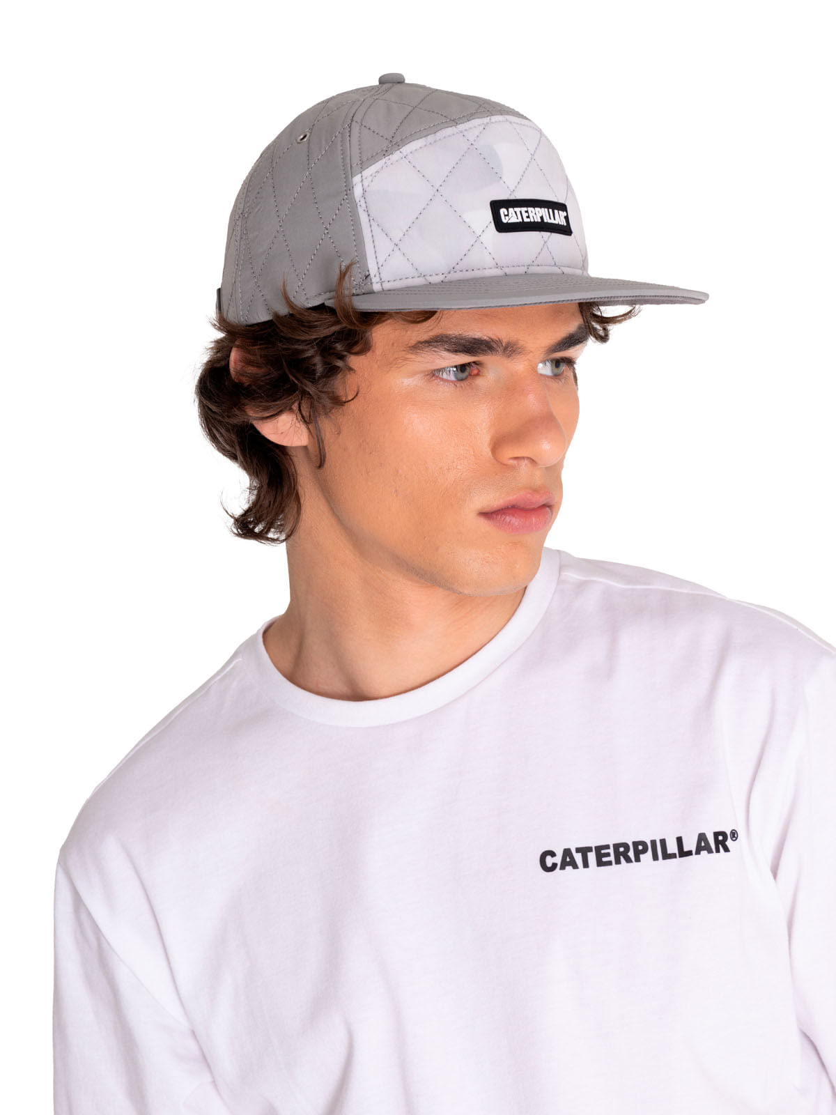 Jockey Casual Hombre 7 PANEL QUILTED HAT Gris CAT