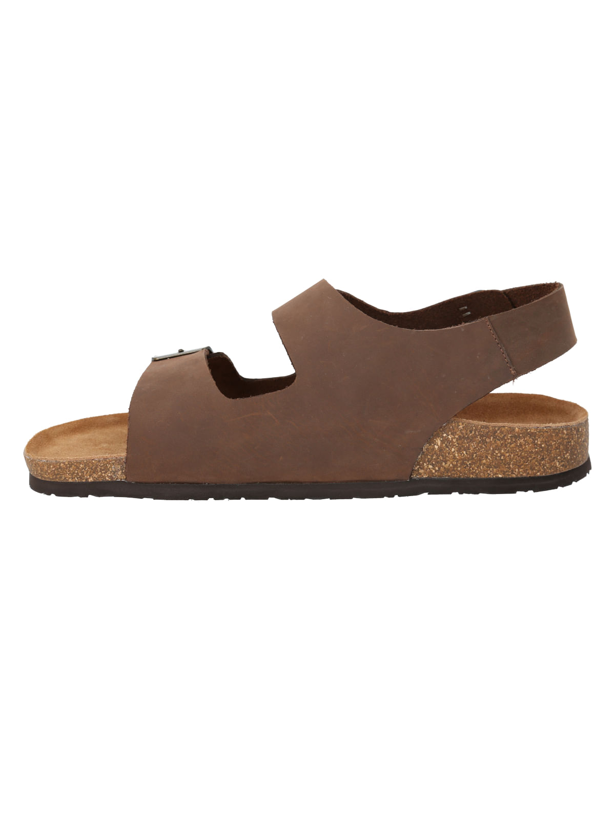 Sandalia Cuero Hombre Commet Café Rockford