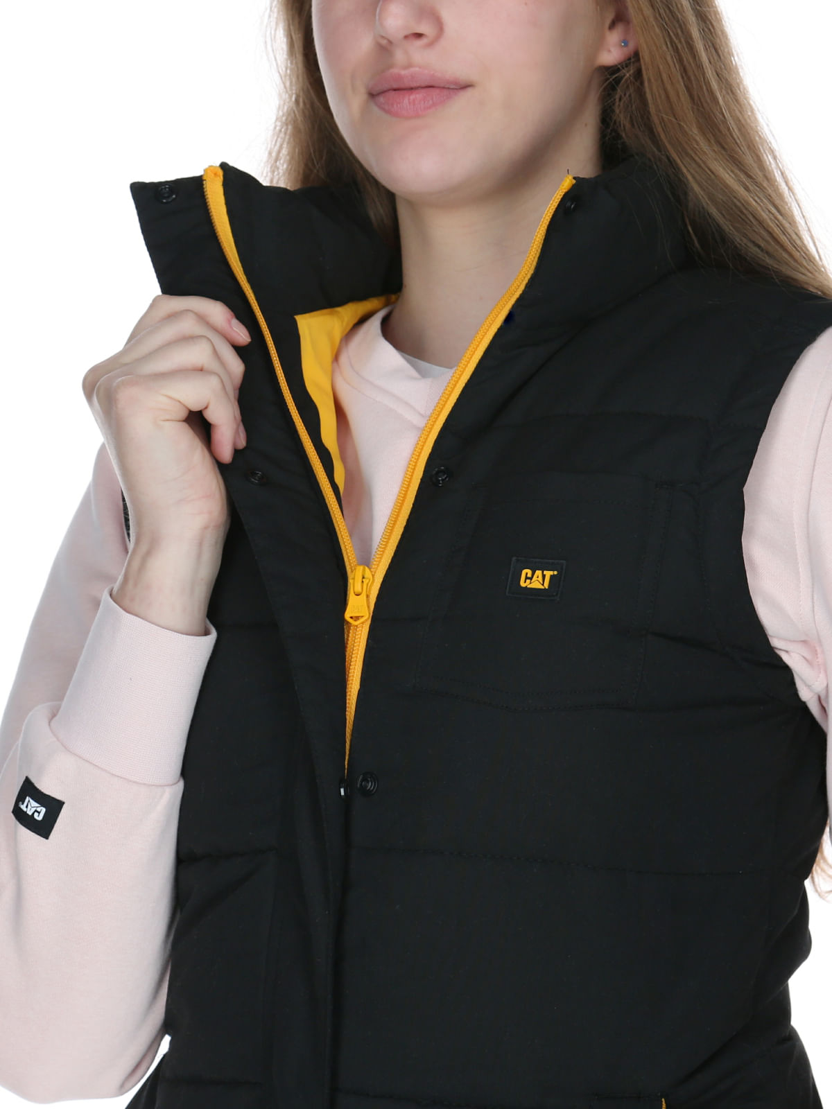 Chaqueta Sin manga Casual Mujer WOMEN'S ARCTIC ZONE VEST Negro CAT