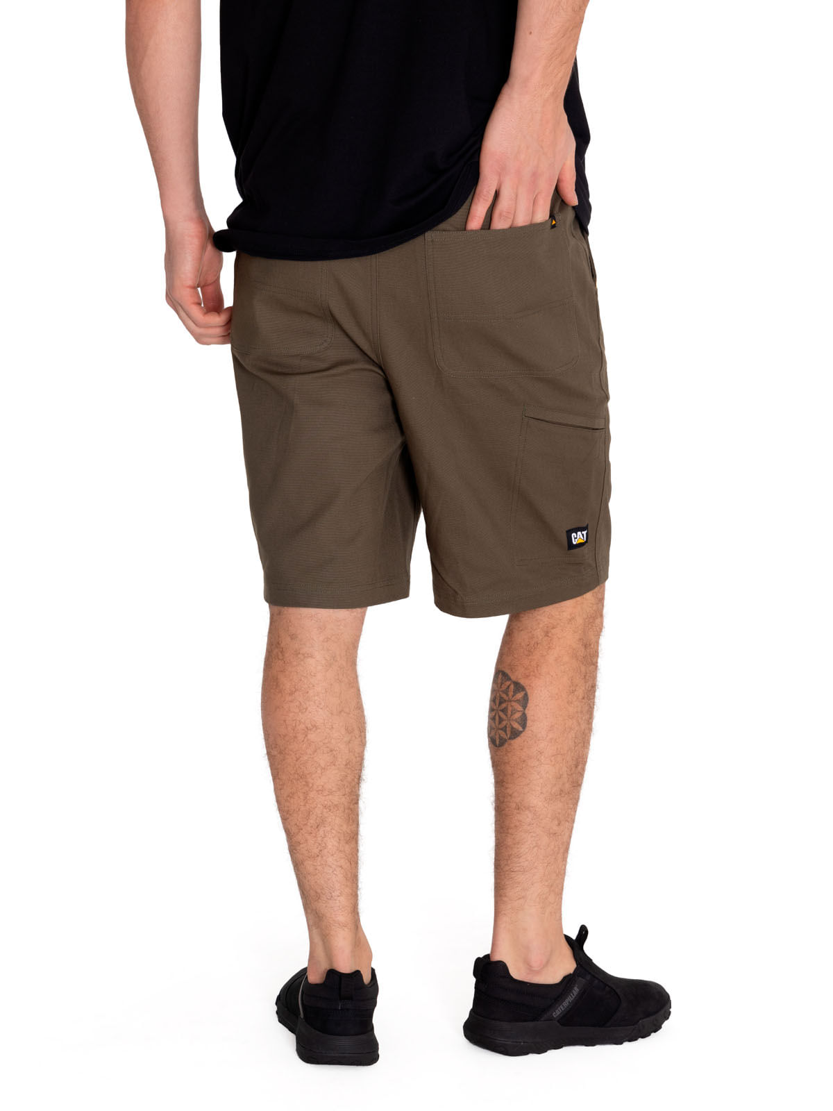 Short Casual Hombre STRETCH CANVAS UTILITY SHORT Verde CAT