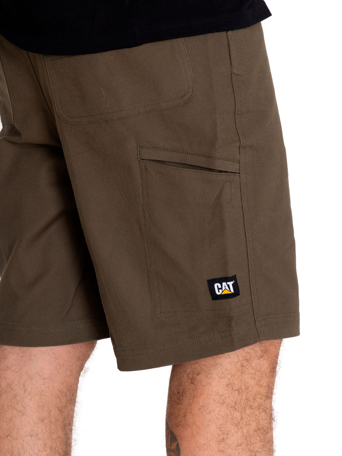 Short Casual Hombre STRETCH CANVAS UTILITY SHORT Verde CAT