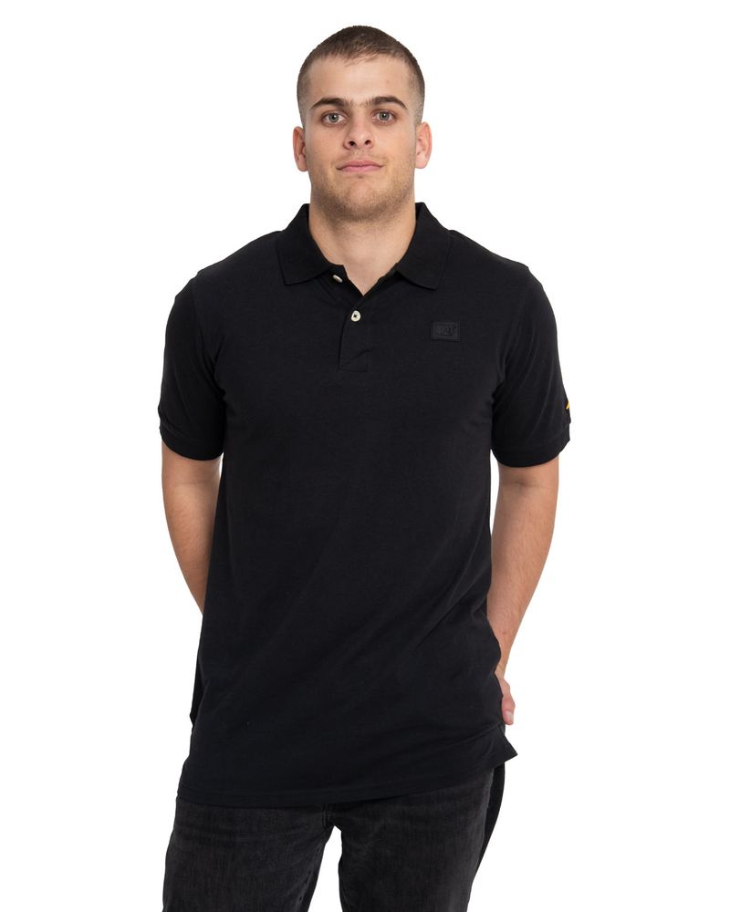 Polera-Polo-Casual-Hombre-CAT-LOGO-JERSEY-POLO-Negro-CAT