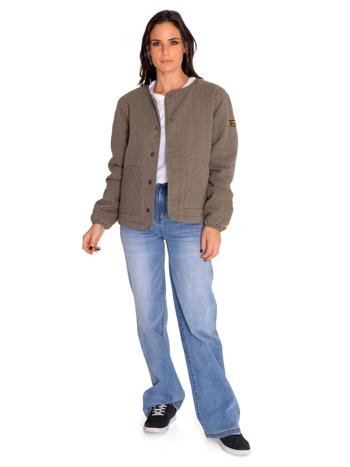 Chaqueta Casual Mujer HERITAGE UNIFORM LIGHTWEIGHT QUILTED JACKET Verde CAT