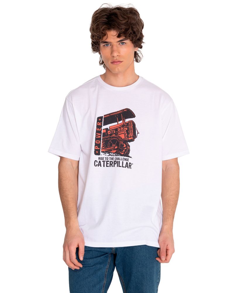 Polera-Manga-corta-Casual-Hombre-HISTORIC-TRADITION-GRAPHIC-TEE-11-Blanco-CAT