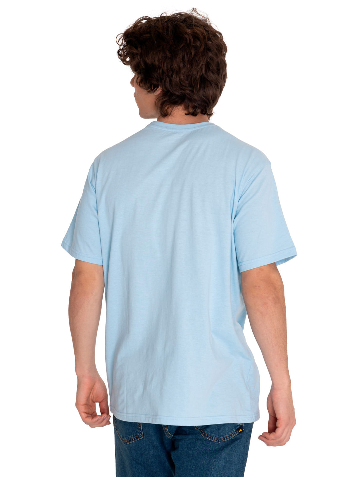 Polera Manga corta Casual Hombre HISTORIC TRADITION GRAPHIC TEE 3 Celeste CAT