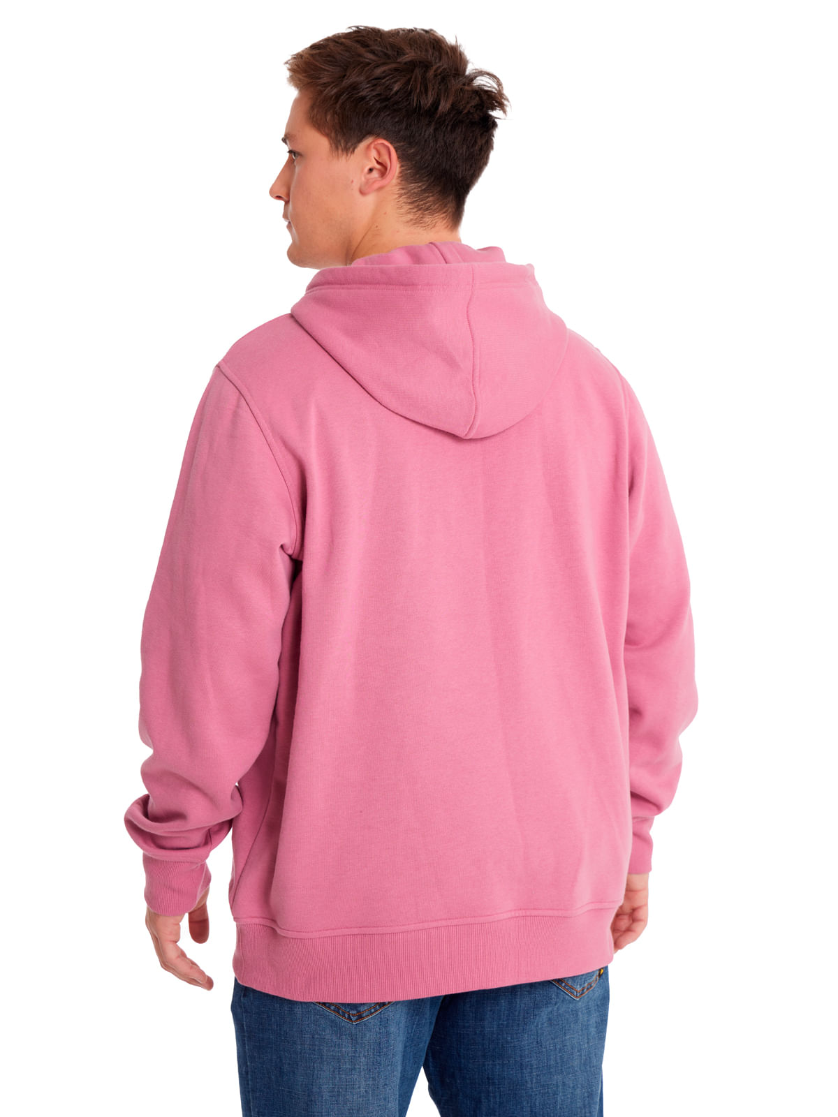 Polerón Casual Unisex FLEECE CAT LOGO PULLOVER HOODIE Rosado CAT