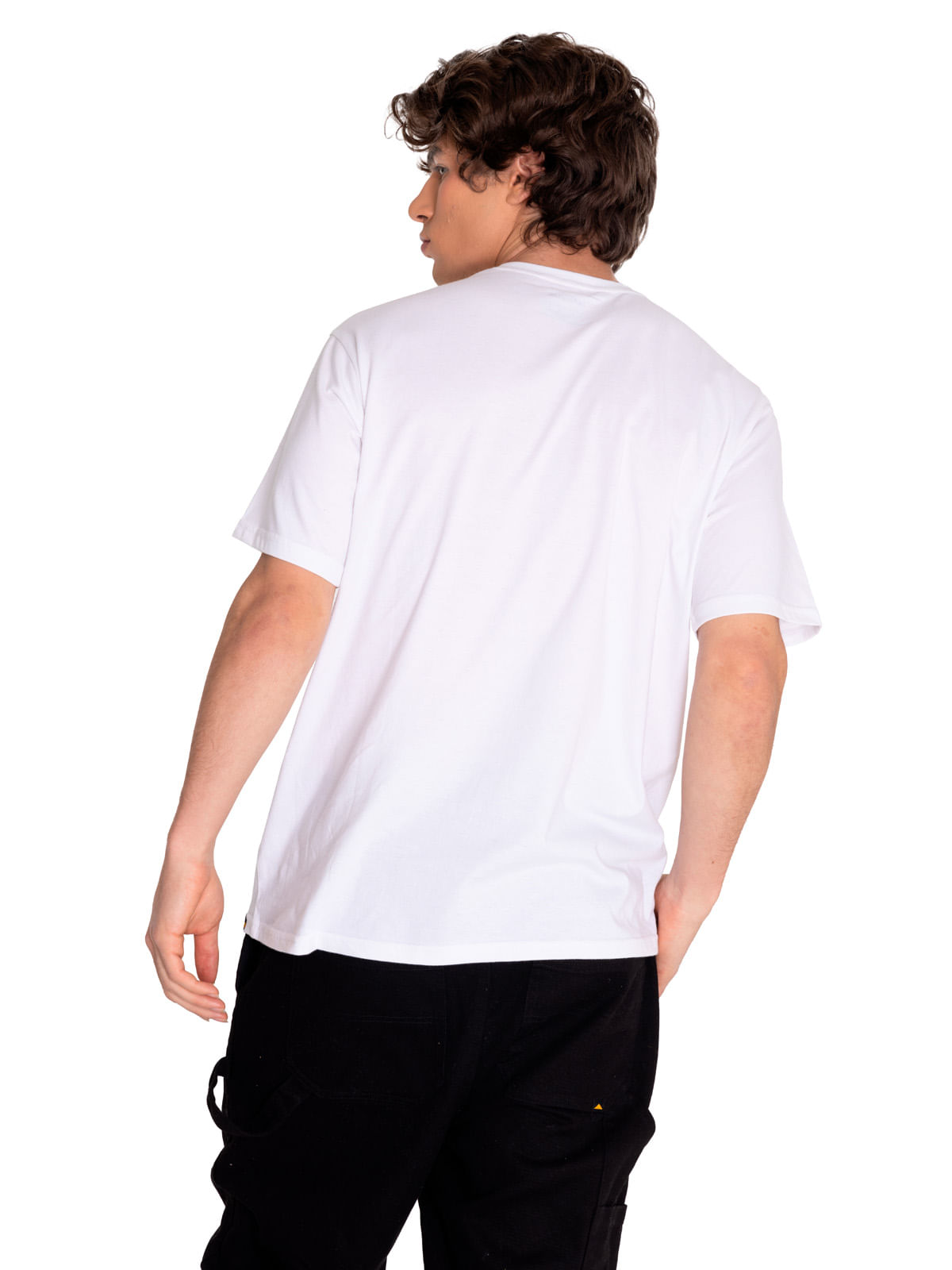 Polera Manga corta Casual Hombre WORKWEAR GRAPHIC TEE 4 Blanco CAT