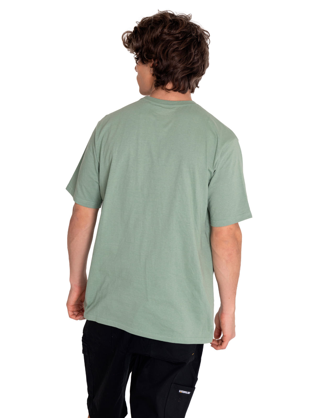 Polera Manga corta Casual Hombre HISTORIC TRADITION GRAPHIC TEE 5 Verde CAT