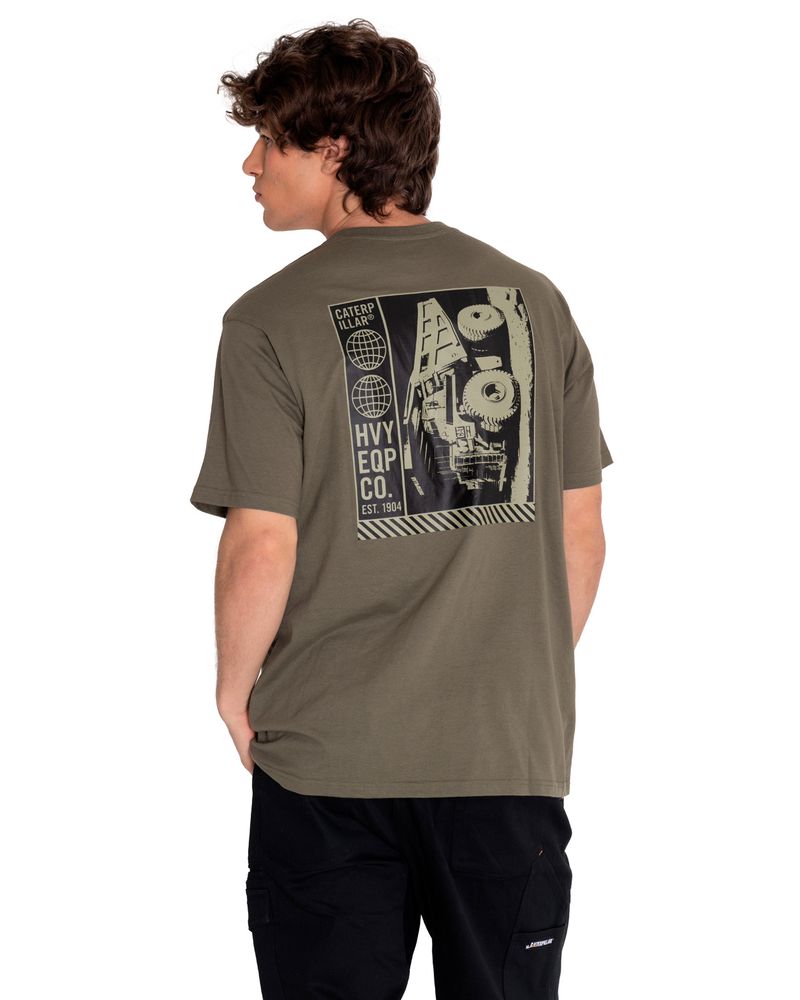 Polera-Manga-corta-Casual-Hombre-URBAN-CAMO-GRAPHIC-TEE-2-Verde-CAT